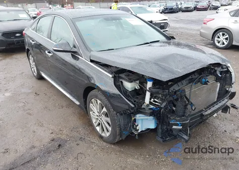 2017 Hyundai Sonata Sport z USA, uszkodzony, nr VIN 5NPE34AF2HH490432